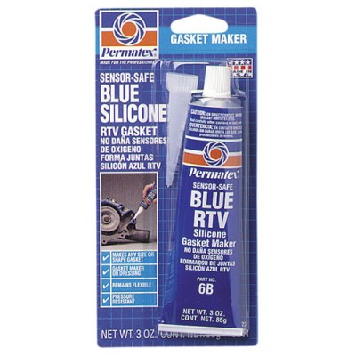 Permatex Blue RTV Silicone Gasket Maker, Sensor-Safe, 3 oz - 75153 
