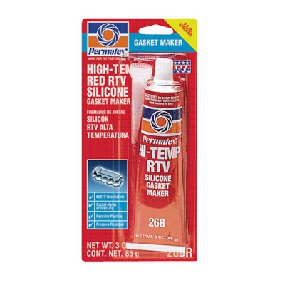 Permatex 3 oz. High-Temp Red RTV Silicone Gasket Maker 75152 - The
