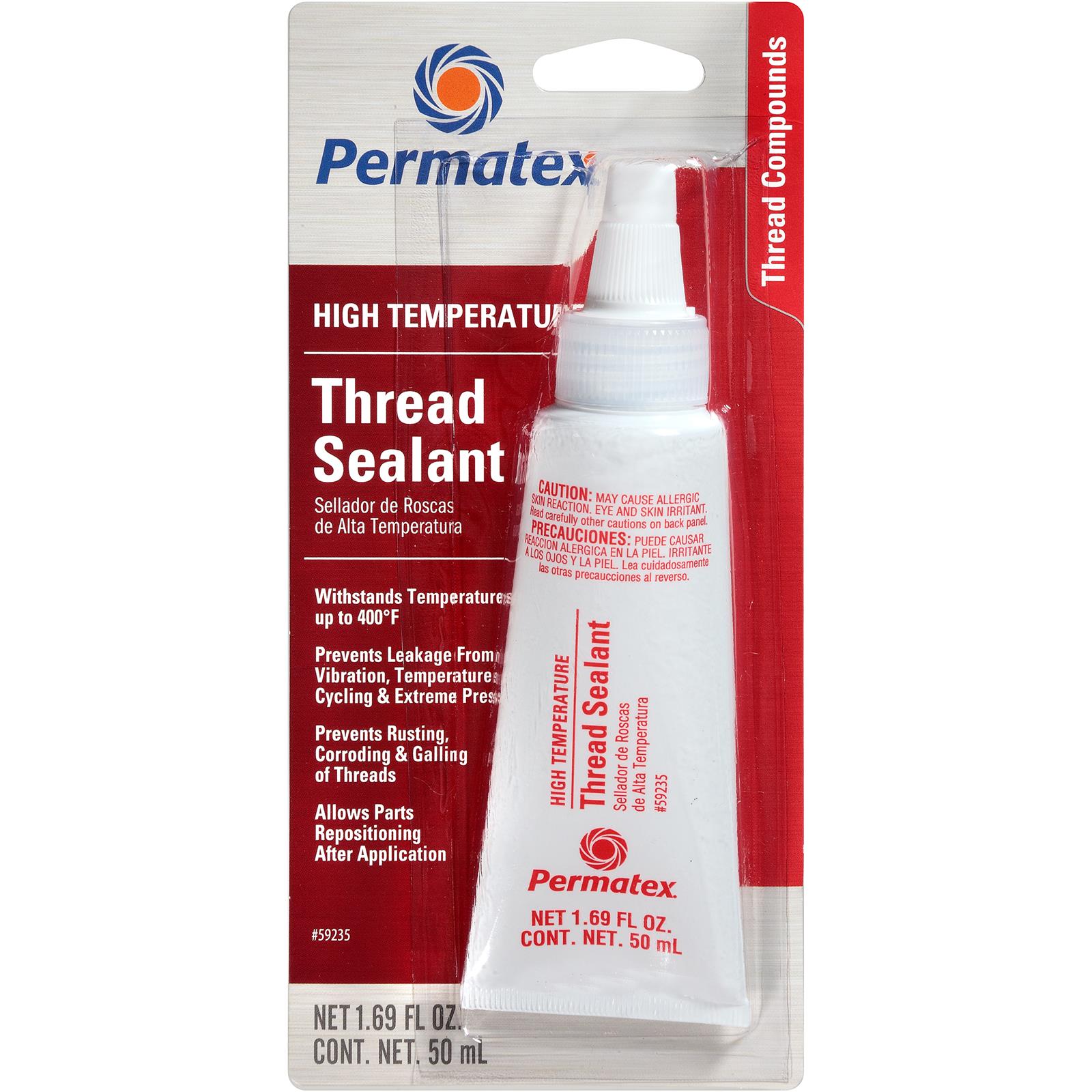 PERMATEX High Temperature Thread Sealant – 50 ml tube, carded - Chemical  Concepts
